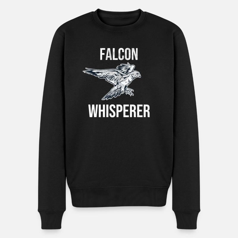 Falcon Whisperer | Falconry Falcon Love - Pull Premium bio Homme - noir