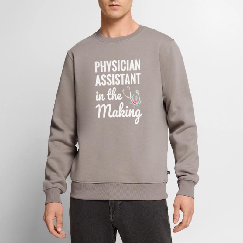 Arztassistentin Studentin Geschenk | PA-Studentin Männer Premium Bio Pullover
