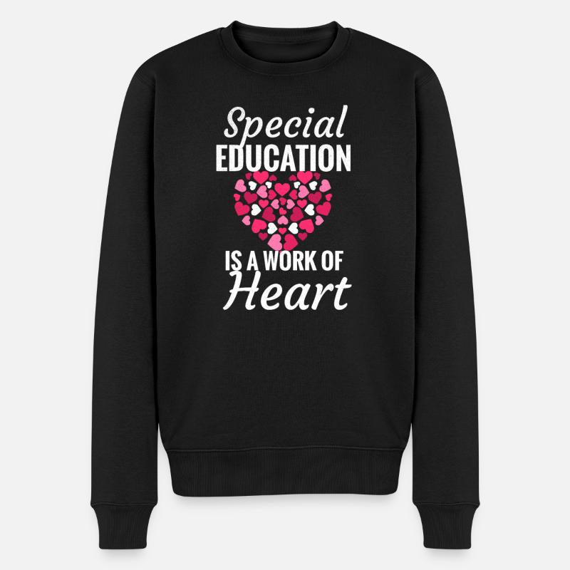 Institut spécial d’enseignement spécial pédagogue - Pull Premium bio Homme - noir
