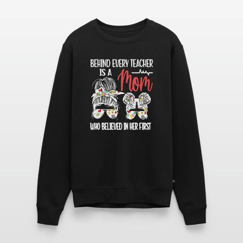 Mutter Einer Lehrerin Mama Einer Lehrerin Mutter Männer Premium Bio Pullover