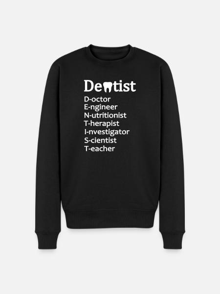 Dentist Gift Idea Dentist Dentist - Men's Premium Organic Jumper - black