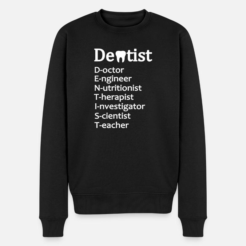 Dentiste Idée cadeau Dentiste Dentiste - Pull Premium bio Homme - noir