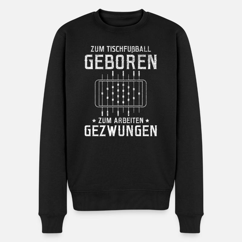 Tischfußball Kickern Tischkicker Sportler Kicker - Männer Premium Bio Pullover - Schwarz