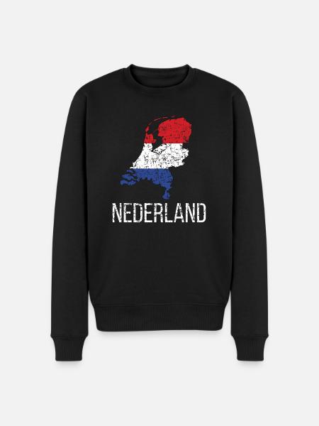Dutch Netherlands Dutch roots - Men's Premium Organic Jumper - black