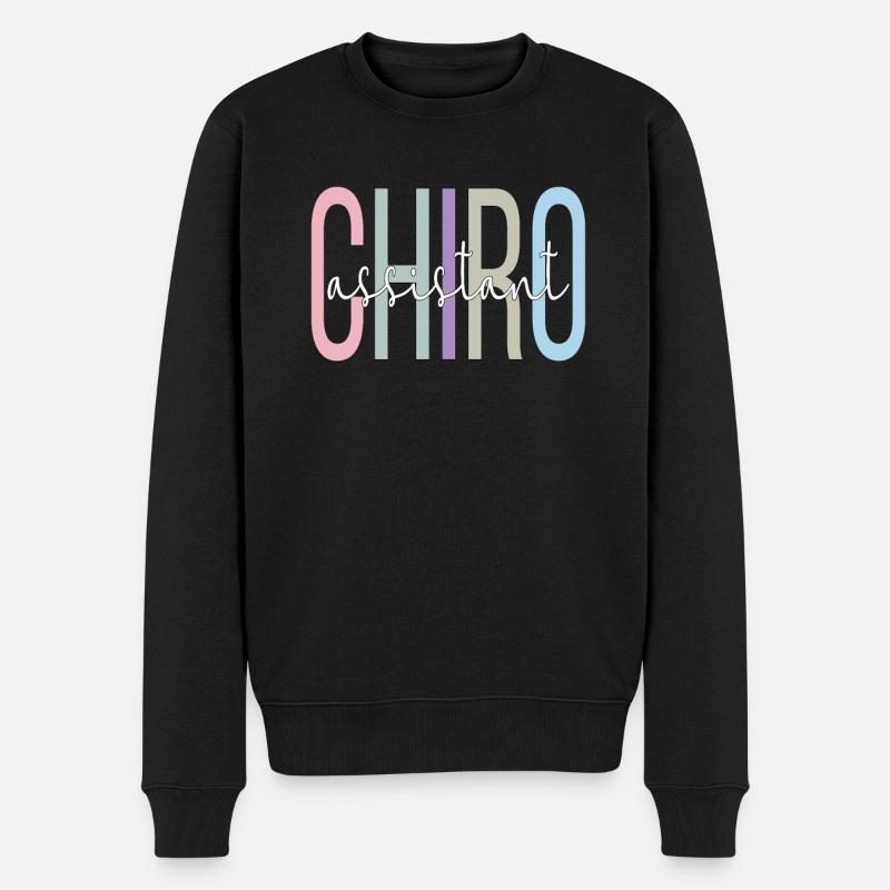 Assistant chiropratique au chiropraticien - Pull Premium bio Homme - noir