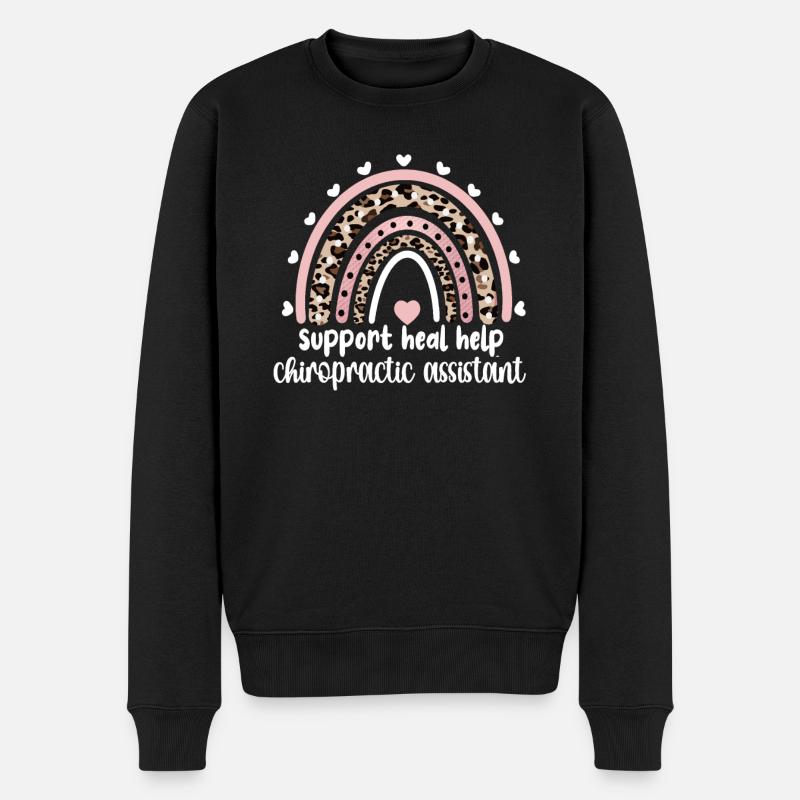 Assistant chiropratique au chiropraticien - Pull Premium bio Homme - noir