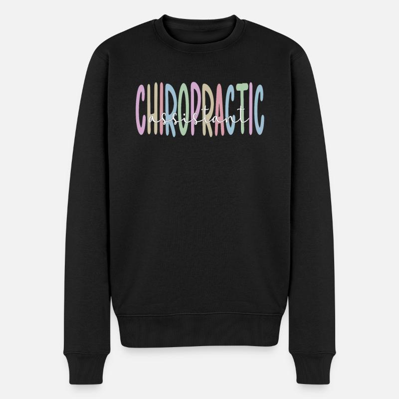 Chiropractic Assistant Chiropractic Assistant - Men's Premium Organic Jumper - black