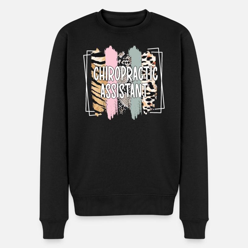 Chiropractic Assistant Chiropractic Assistant - Men's Premium Organic Jumper - black