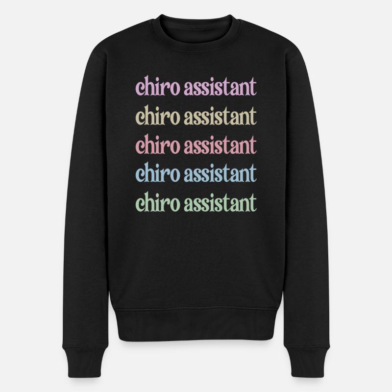 Chiropractic Assistant Chiropractic Assistant - Men's Premium Organic Jumper - black