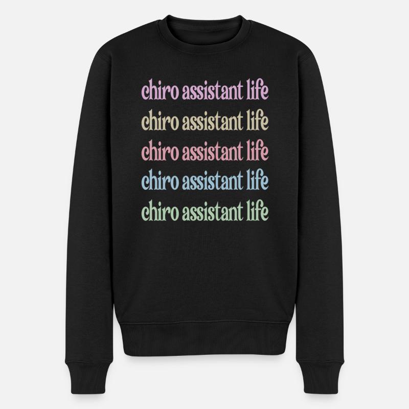 Chiropractic Assistant Chiropractic Assistant - Men's Premium Organic Jumper - black