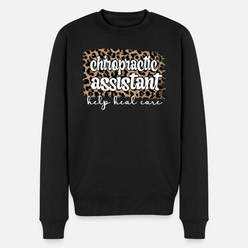 Chiropractic Assistant Chiropractic Assistant - Men's Premium Organic Jumper - black