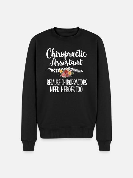 Chiropractic Assistant Chiropractic Assistant - Men's Premium Organic Jumper - black