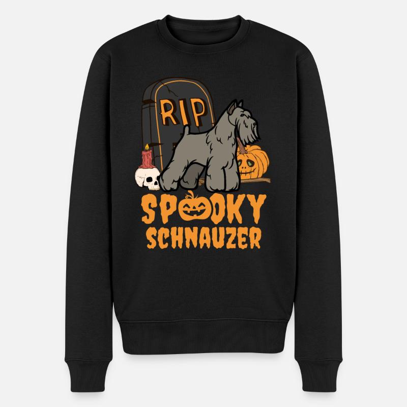 Mignon Schnauzer Halloween Costume Chien - Pull Premium bio Homme - noir