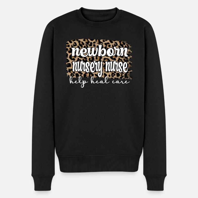 Infirmière bébé infirmière néonatale - Pull Premium bio Homme - noir