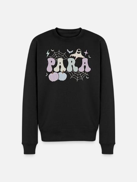 Paraprofessional Halloween Para Teacher Parapro - Men's Premium Organic Jumper - black