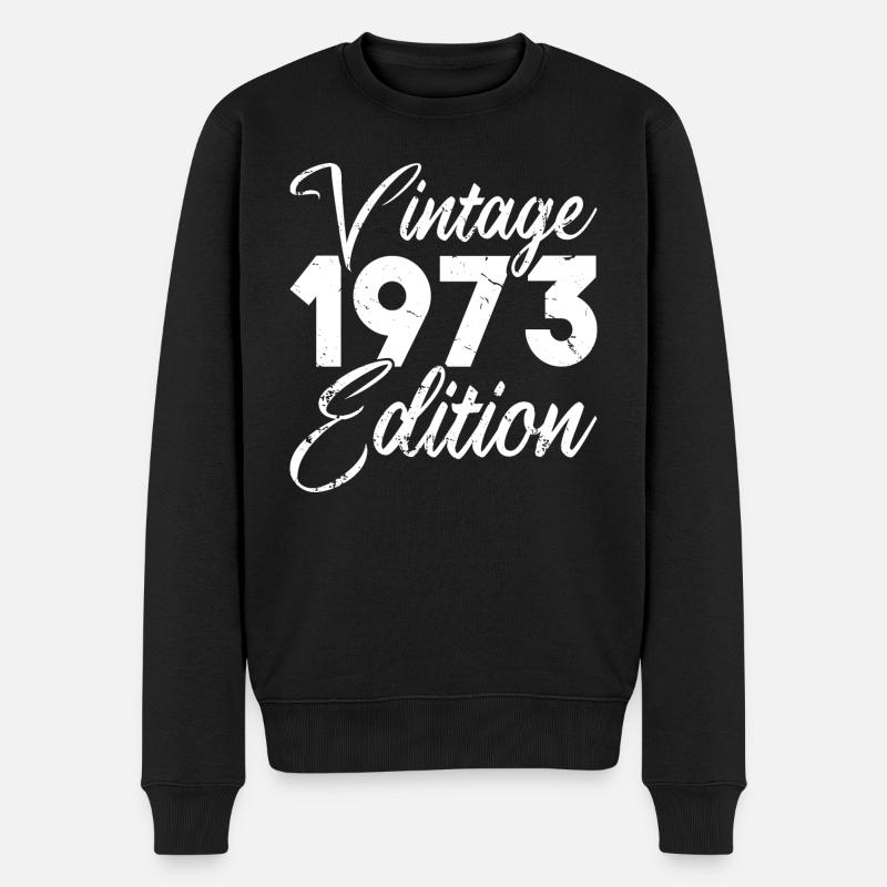 Millésime 1973 Edition - Pull Premium bio Homme - noir