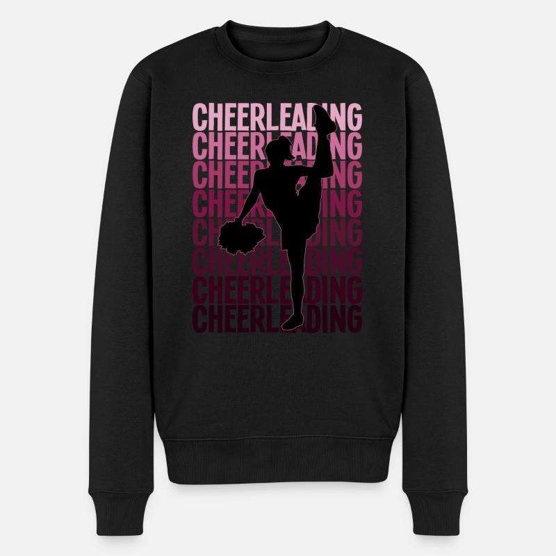 Cheerleading - Pull Premium bio Homme - noir