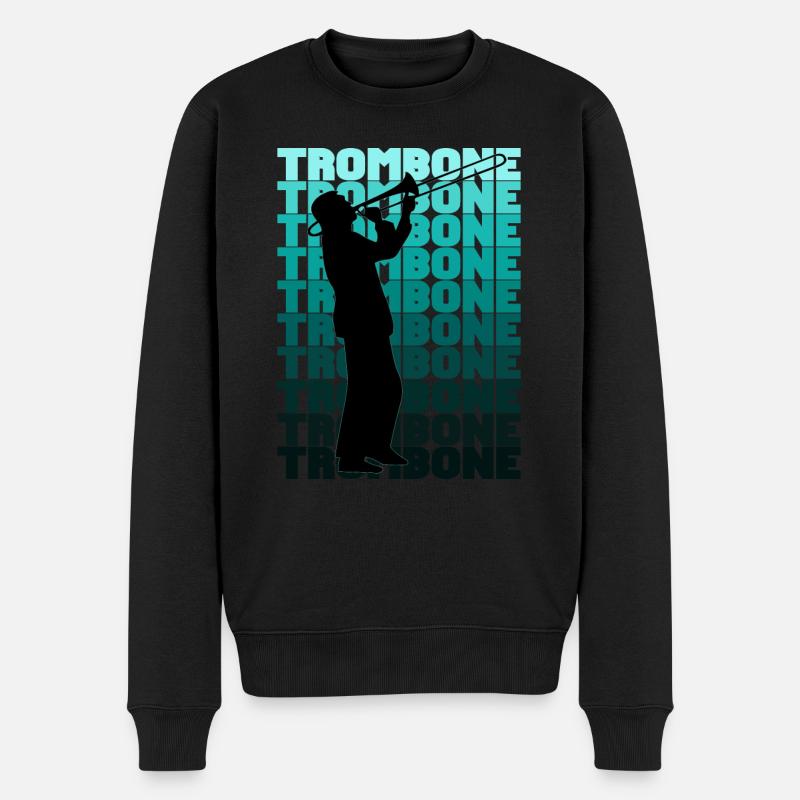 Trombones - Pull Premium bio Homme - noir