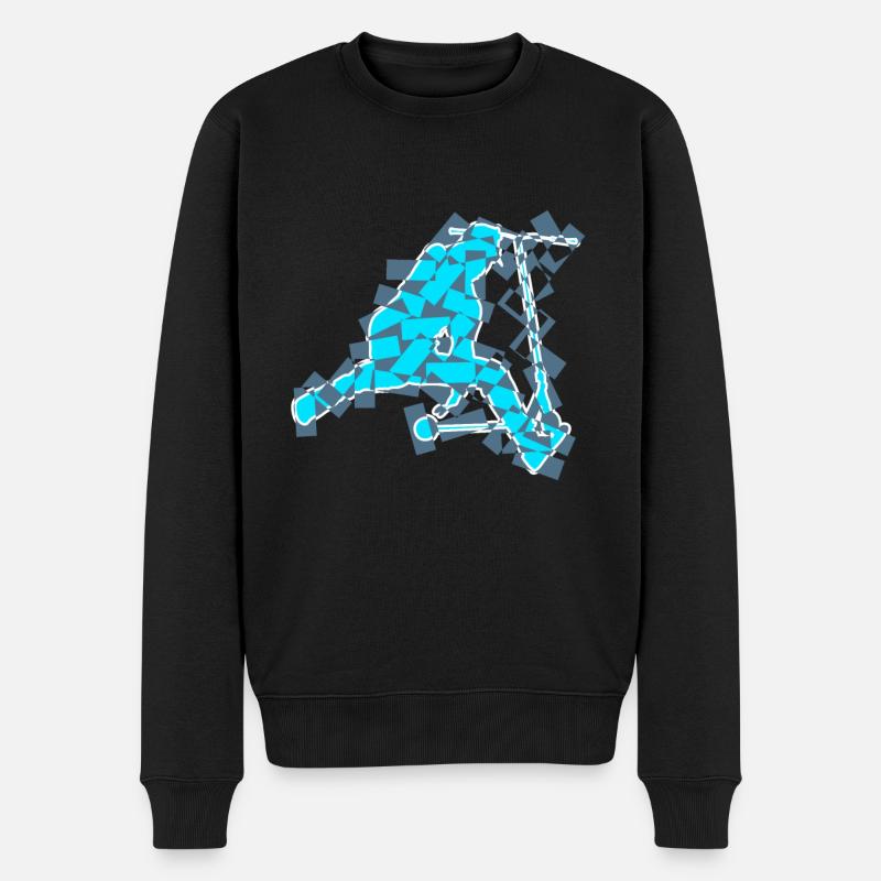 Scooter - Männer Premium Bio Pullover - Schwarz