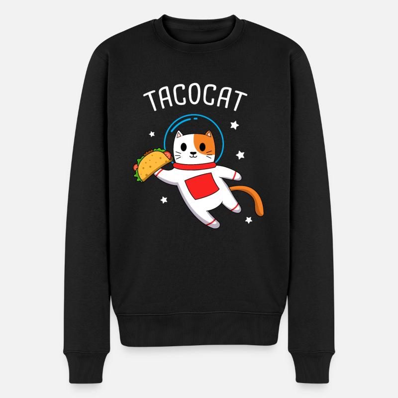 taco chat - Pull Premium bio Homme - noir