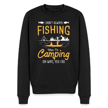 Pêche Sportive Pêche Poisson Hameçons Pêche - Pull Premium bio Homme - noir - Devant - Nico (187cm)