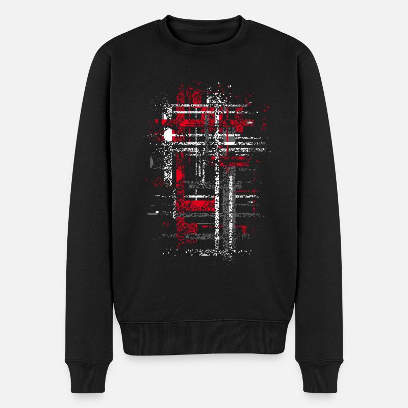Résumé vintage - Pull Premium bio Homme - noir