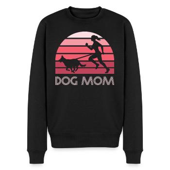 Canicross Running avec Chien Canicross Femmes - Pull Premium bio Homme - noir - Devant - Nico (187cm)