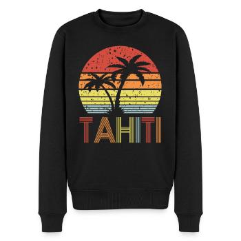 Tahiti - Pull Premium bio Homme - noir - Devant - Nico (187cm)