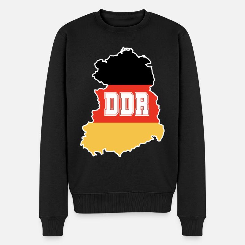Ostblock DDR - Männer Premium Bio Pullover - Schwarz