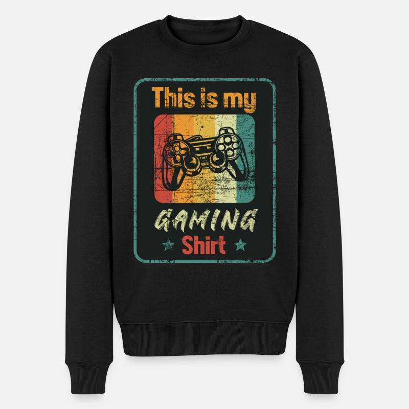 This is my gaming shirt - Pull Premium bio Homme - noir