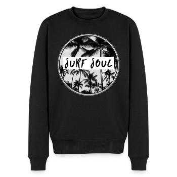 Chemise Surf Soul - Pull Premium bio Homme - noir - Devant - Nico (187cm)