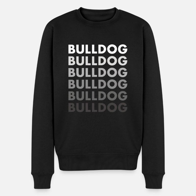 Bulldog - Männer Premium Bio Pullover - Schwarz