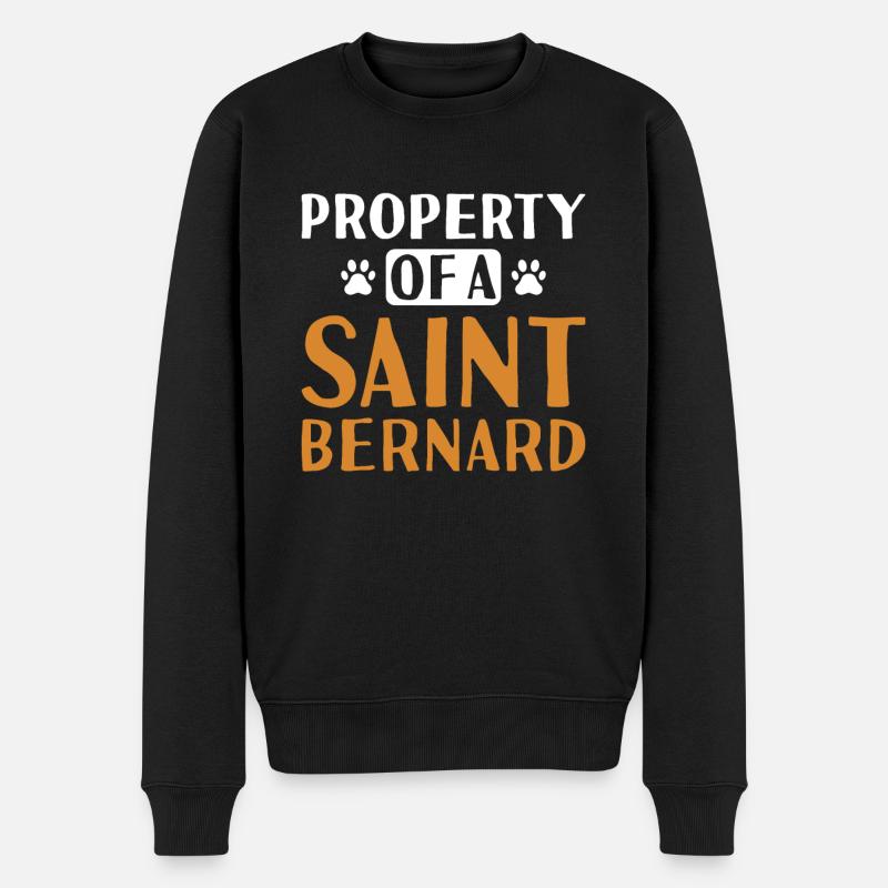 Propriété d’un Saint-Bernard - Pull Premium bio Homme - noir