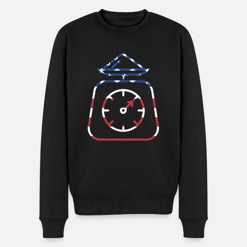 Baker Us Flag Cuisson - Pull Premium bio Homme - noir