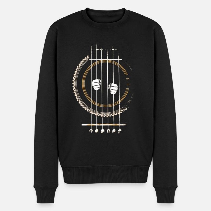 Guitar Prisoner Guitar - Pull Premium bio Homme - noir