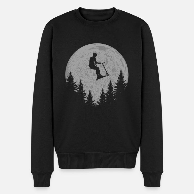 Scooter Stunt Kick Scooter cadeau pour adolescents - Pull Premium bio Homme - noir
