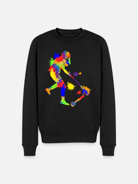 Stunt Scooter E-Roller Tretroller Kinder - Männer Premium Bio Pullover - Schwarz