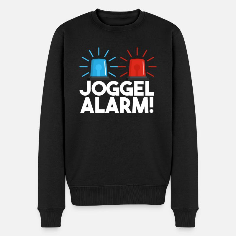Joggel Alarm Saarland Saarbrücken Saarländer - Männer Premium Bio Pullover - Schwarz
