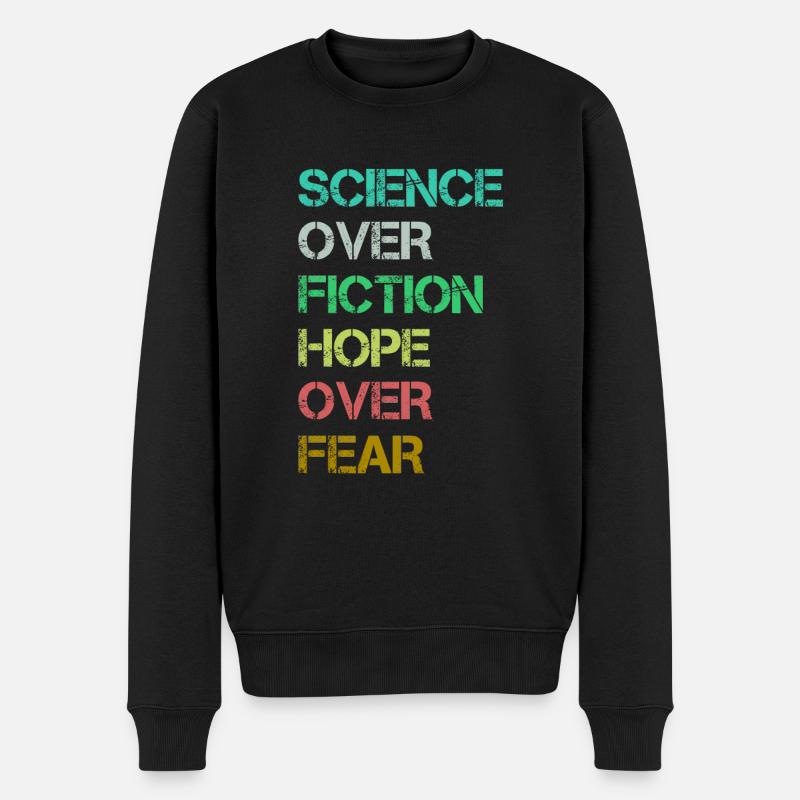Science-fiction Hope Over Fear - Pull Premium bio Homme - noir