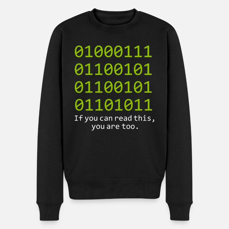 Debugging Programmierer Informatik Computer Nerd - Männer Premium Bio Pullover - Schwarz
