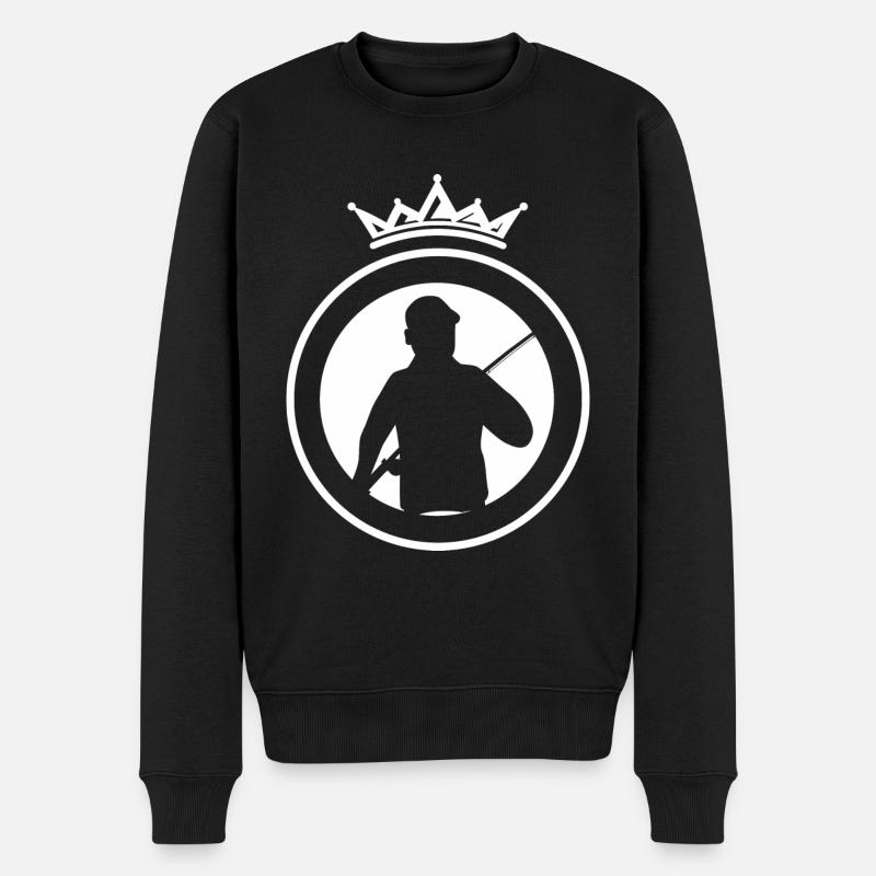 Pêcher - Fisherman - Pêche - Pull Premium bio Homme - noir