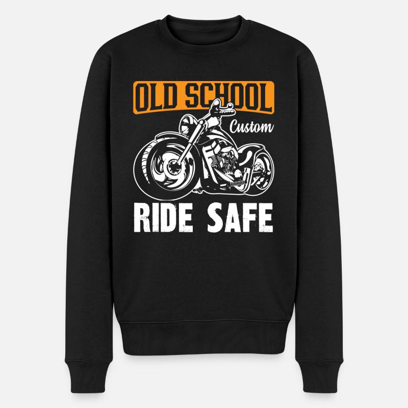 RIDE SAFE - Pull Premium bio Homme - noir