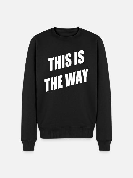 This is the way - Men's Premium Organic Jumper - black