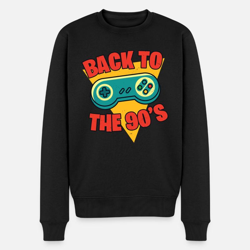 90s 90 - Pull Premium bio Homme - noir