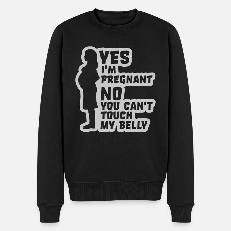 Oui je suis enceinte - Pull Premium bio Homme - noir