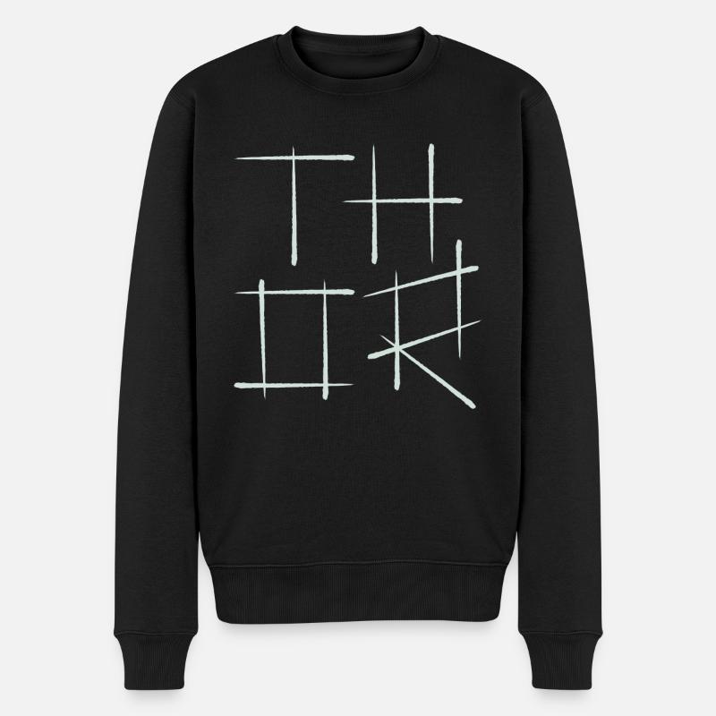thor - Männer Premium Bio Pullover - Schwarz