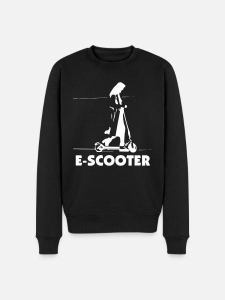 E-Scooter E-Roller Scooter - Men's Premium Organic Jumper - black
