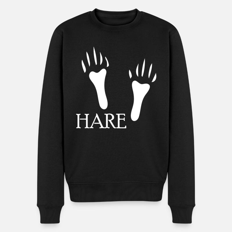 CHIEN CHAT LIÈVRE DE COMPAGNIE - Pull Premium bio Homme - noir