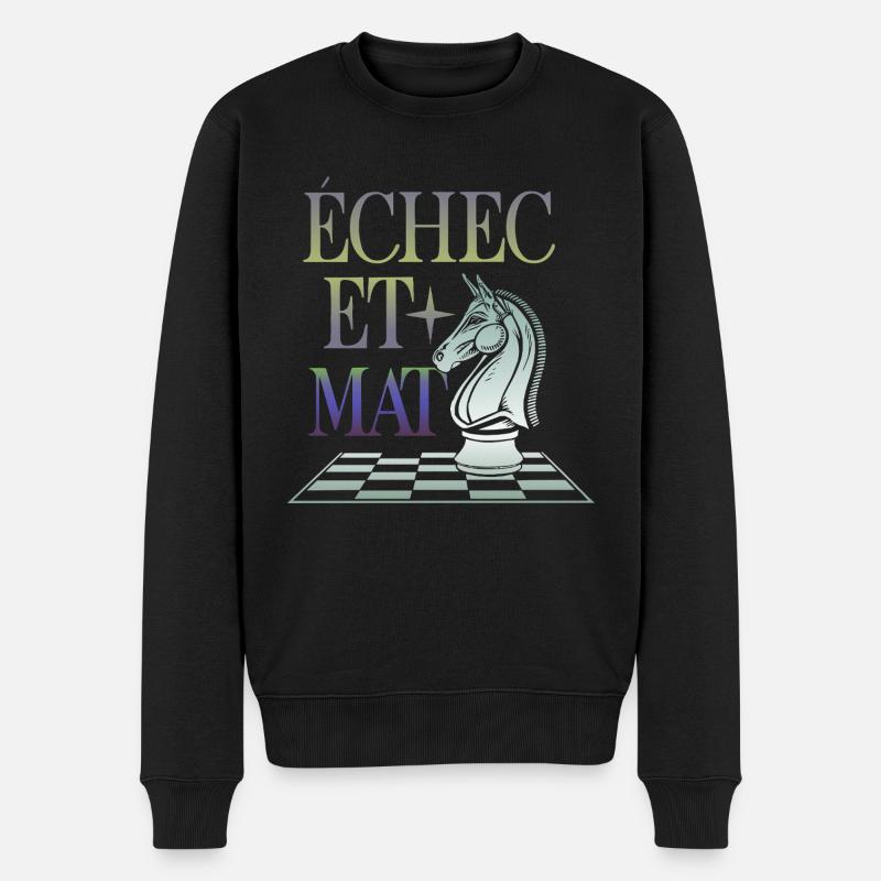 Echec et Mat - Pull Premium bio Homme - noir