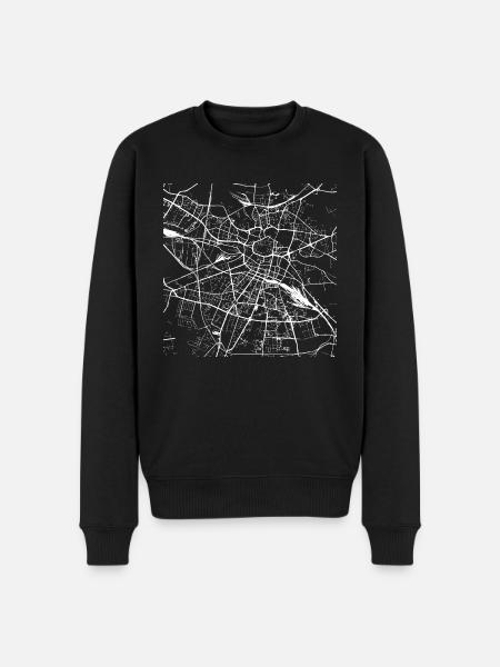 Wroclaw, Wroclaw - Men's Premium Organic Jumper - black